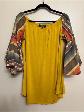 Lucky & Blessed Wide Bell Sleeve Shirt